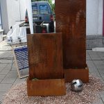 Ambiente, Kunst, Qualität aus Deutschland, Statue, Topf | Walter Edelstahl Stahl Glas