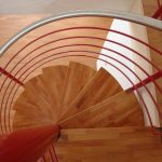 Geländer, Rot, Stahl, Treppe | Walter Edelstahl Stahl Glas